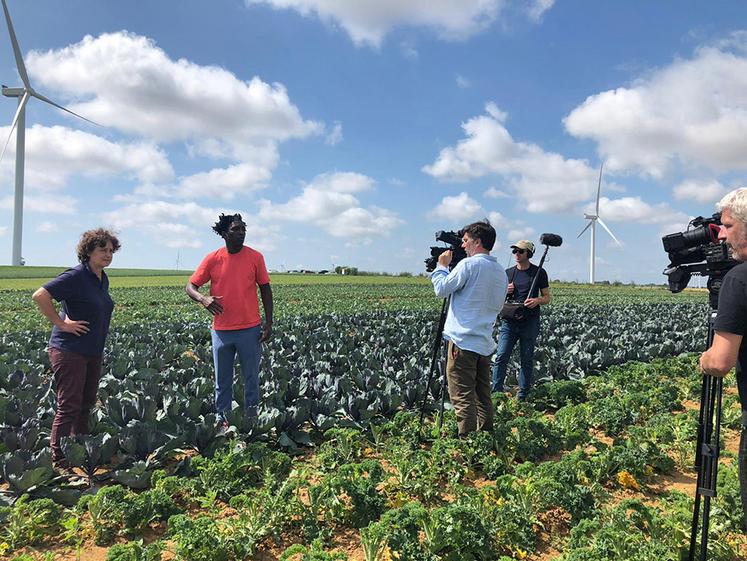 Biocoop a choisi Kamini pour mettre en avant ses engagements auprès des producteurs bio. «C’est un gamin de chez nous qui s’intéresse au terroir.»