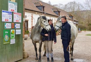 Pour «Bienvenue à la ferme» fête le printemps, Marie-Annick et Jérôme Maillard de Thézy invitent les touristes à assister au premier lâcher de chevaux de l’année, le 30 avril, à 17h30.